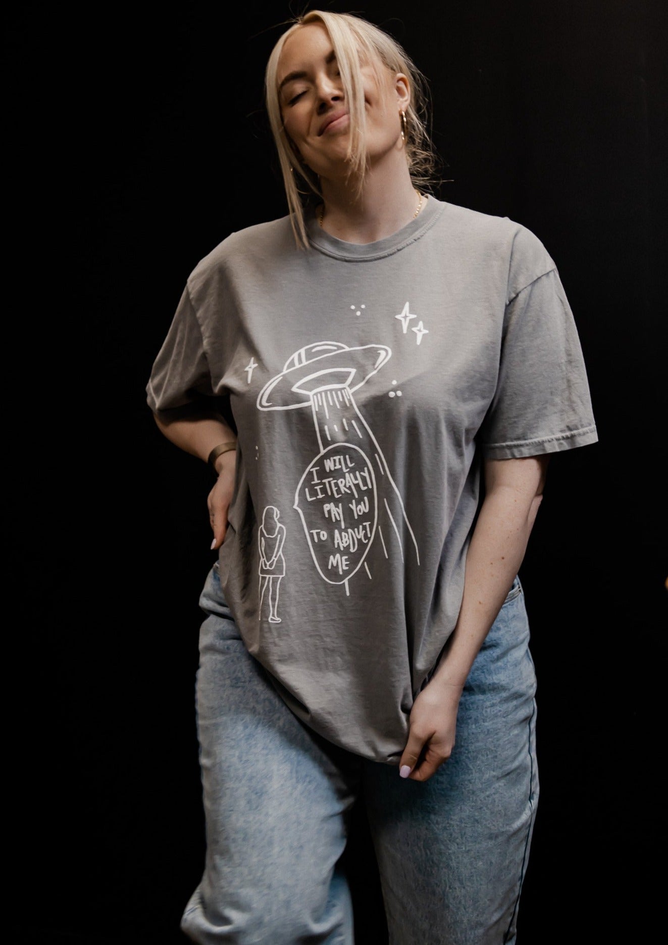 *Exclusive* Abduction Tee *Grey*