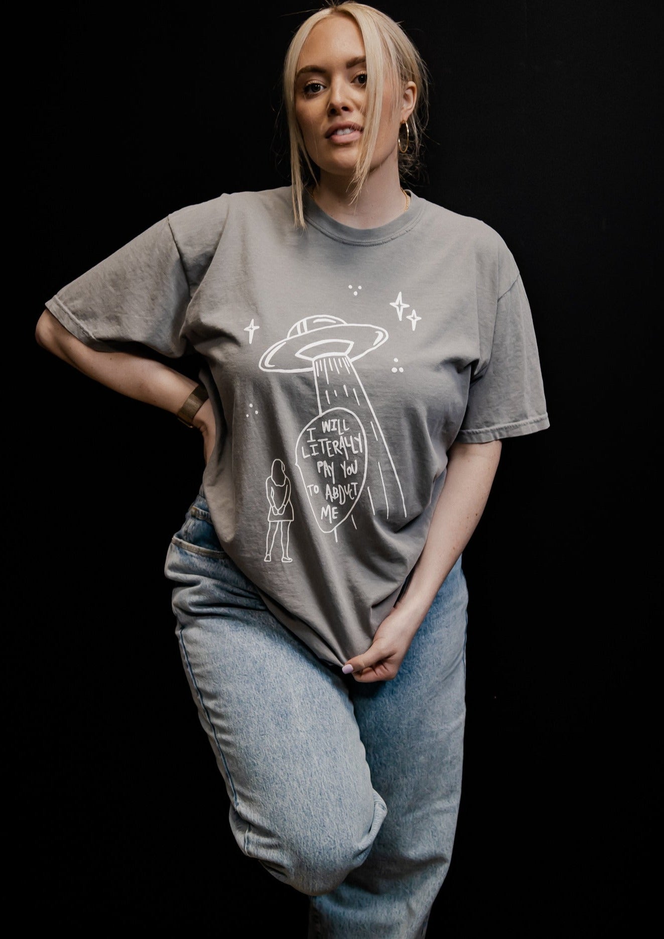 *Exclusive* Abduction Tee *Grey*