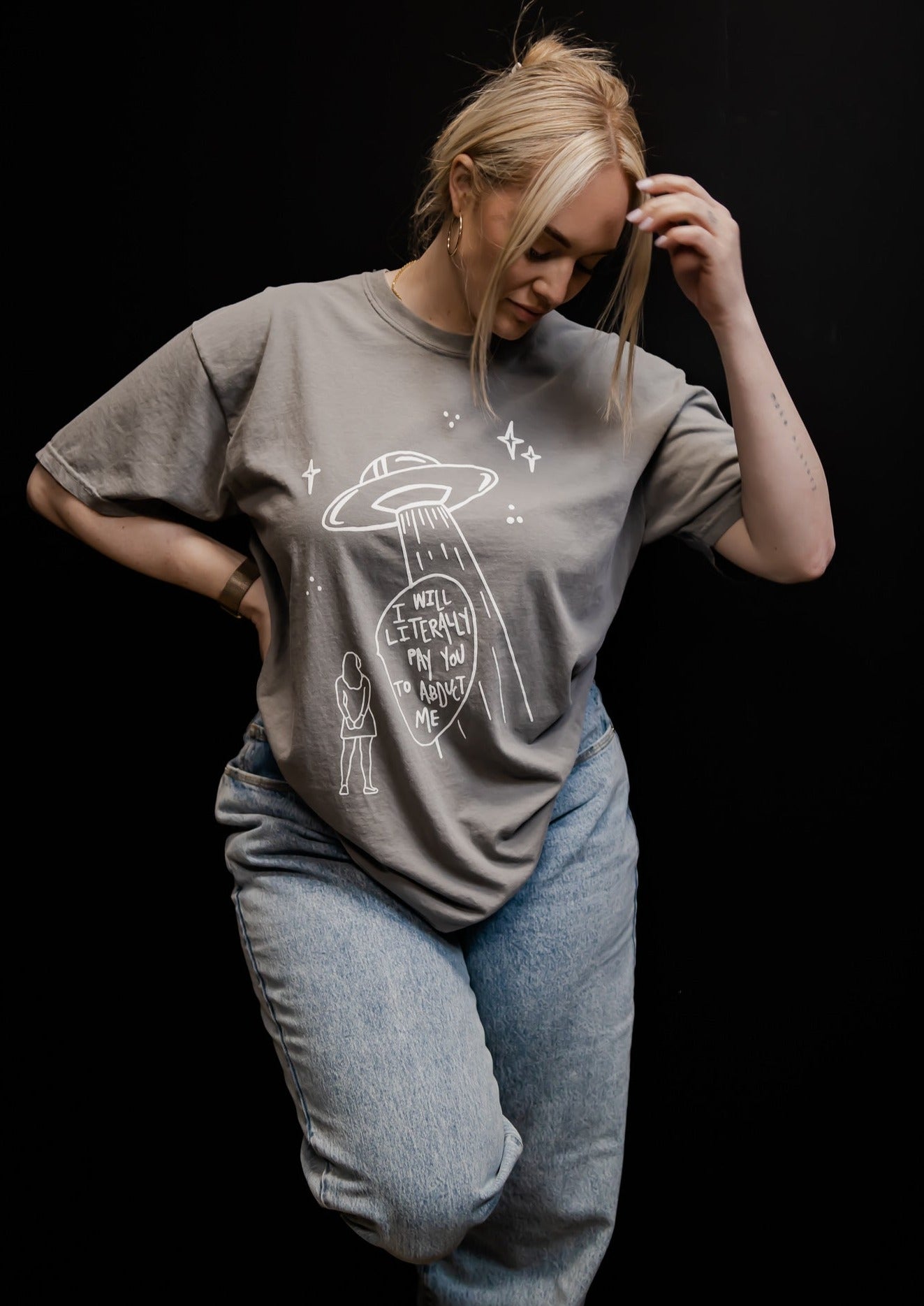 *Exclusive* Abduction Tee *Grey*