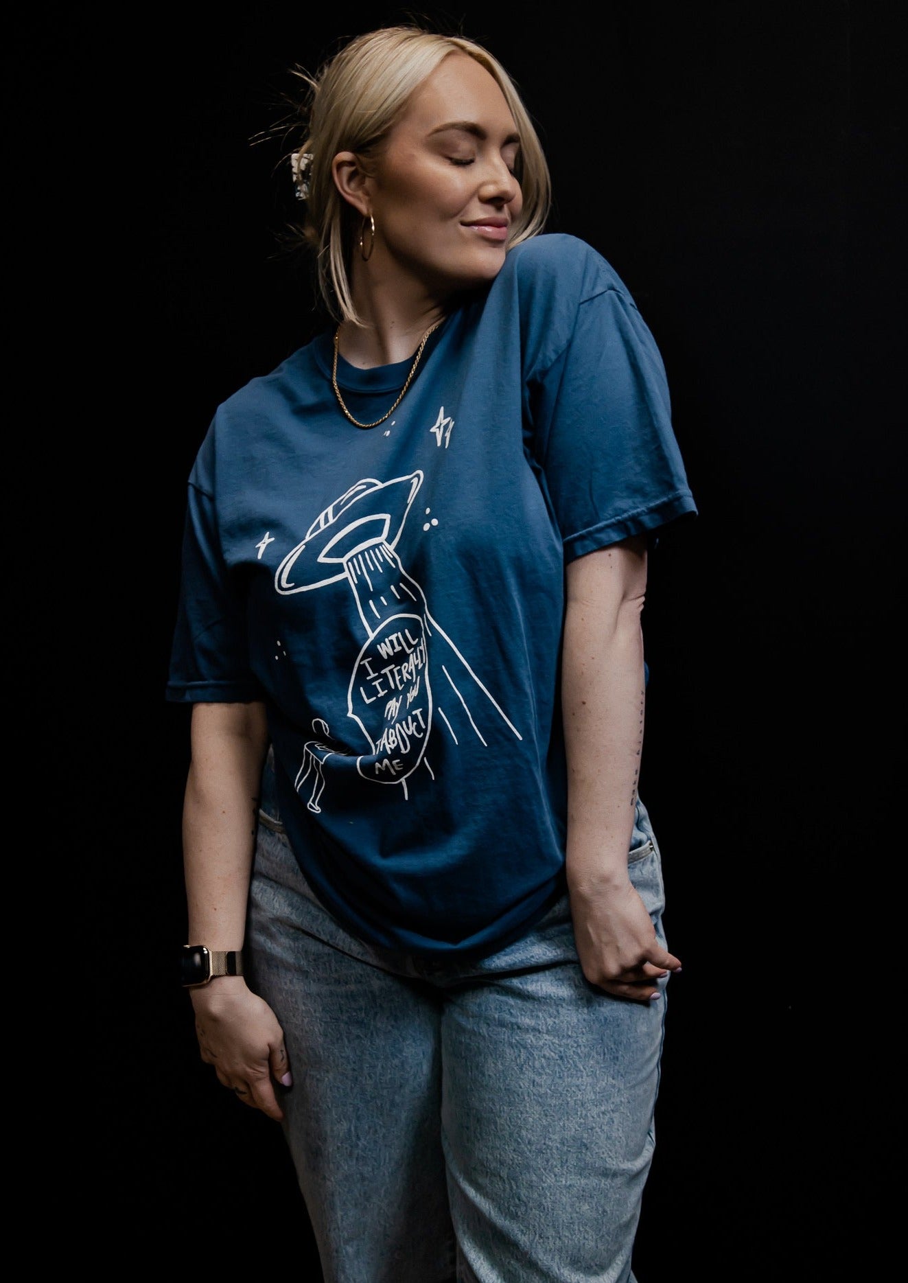 *Exclusive* Abduction Tee *Blue*