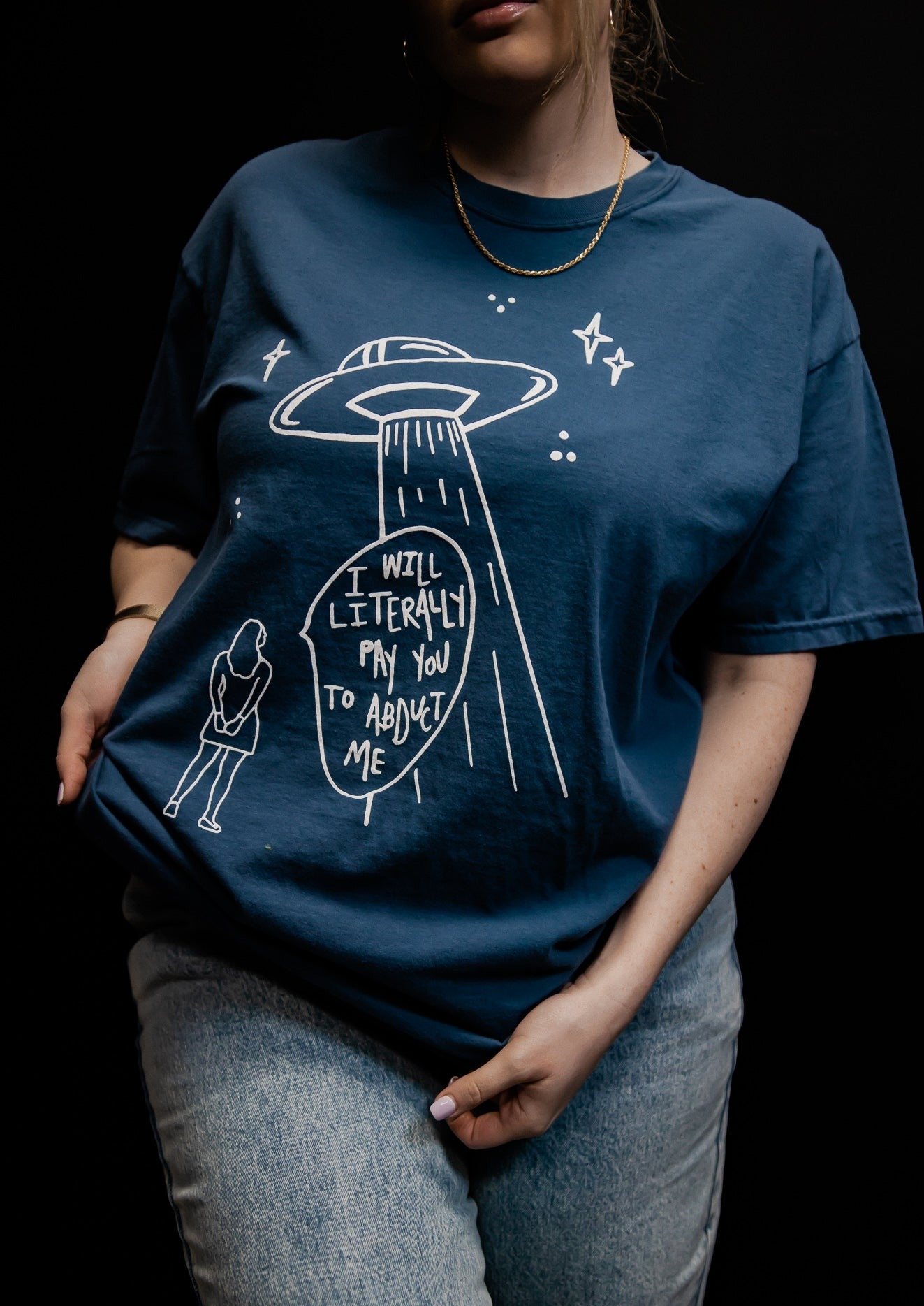 *Exclusive* Abduction Tee *Blue*
