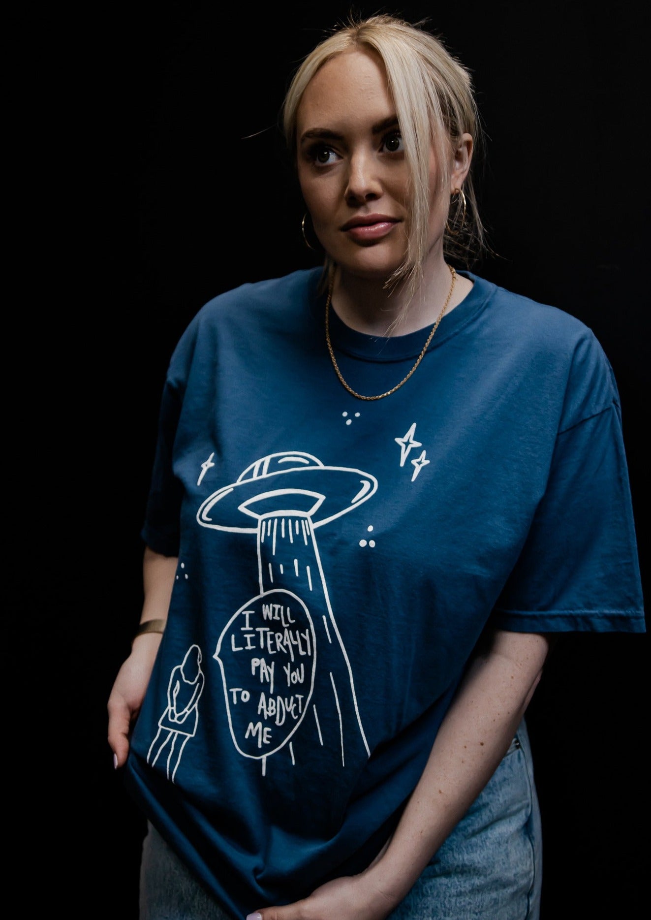 *Exclusive* Abduction Tee *Blue*