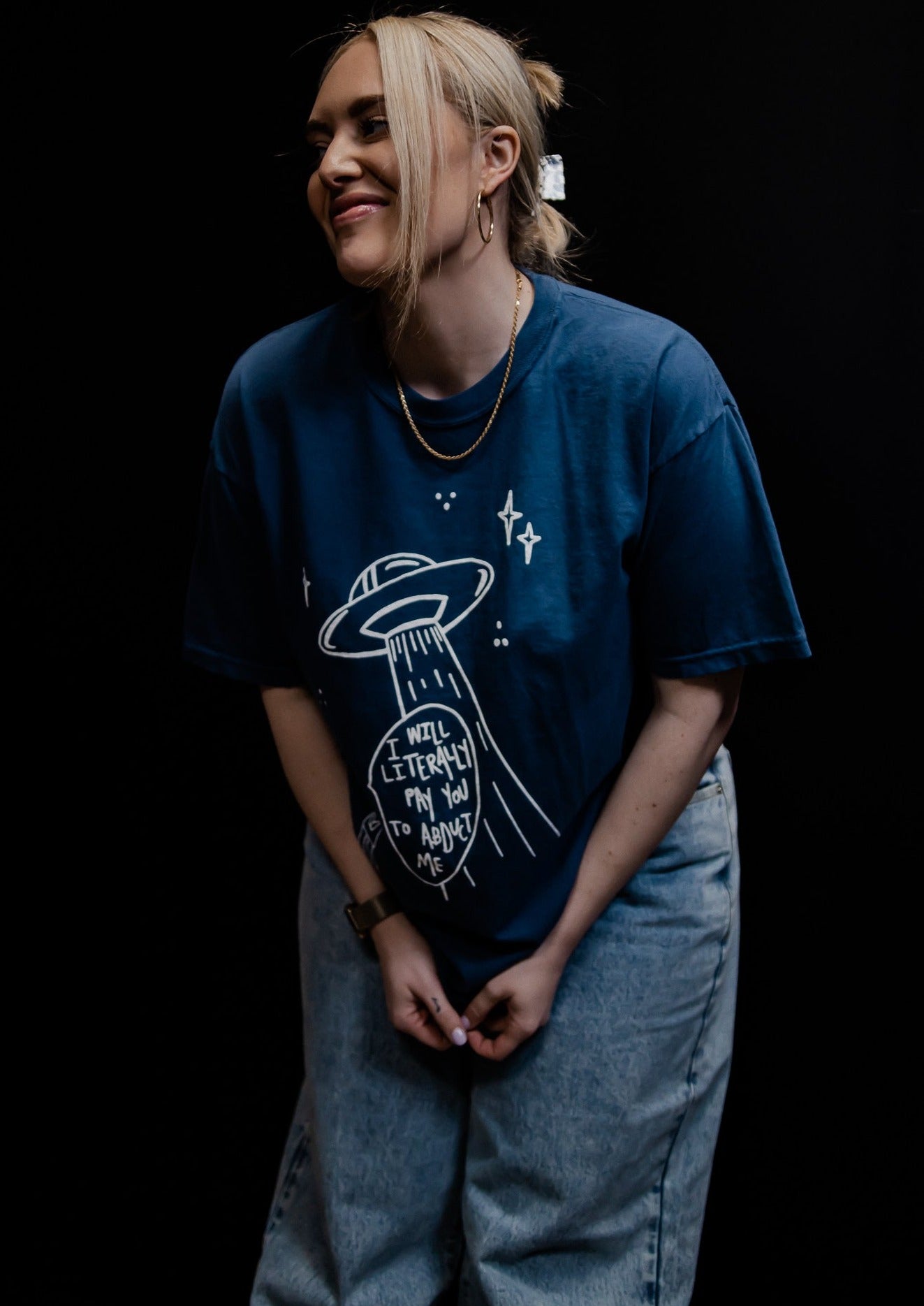 *Exclusive* Abduction Tee *Blue*
