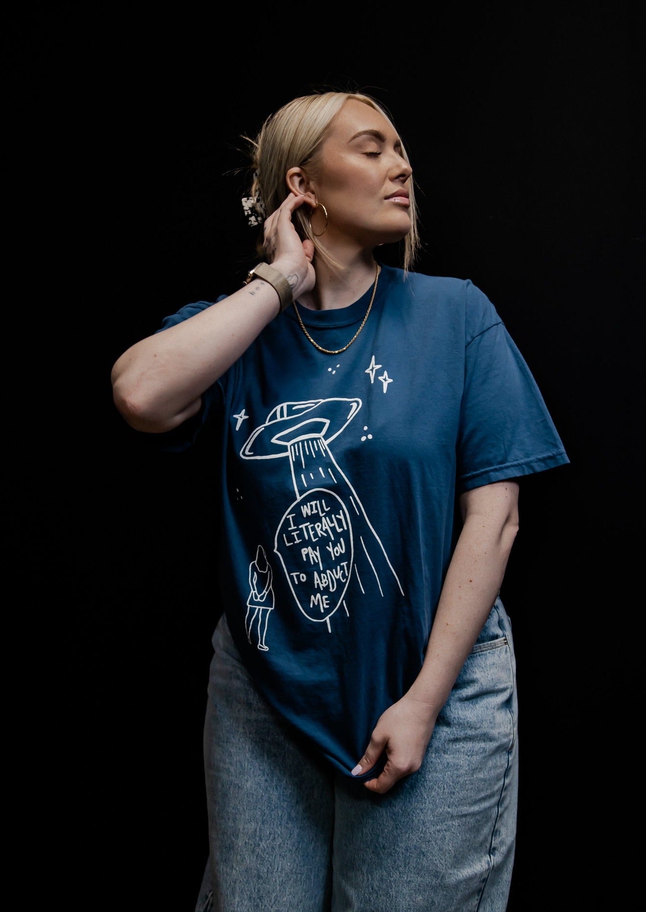 *Exclusive* Abduction Tee *Blue*