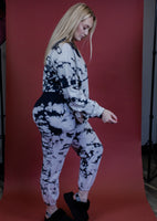 The Cool Girl Sweatsuit - Black & White