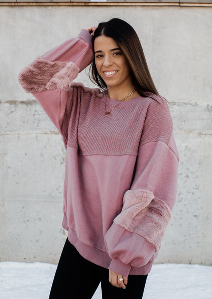 The Statement Pullover - Mauve