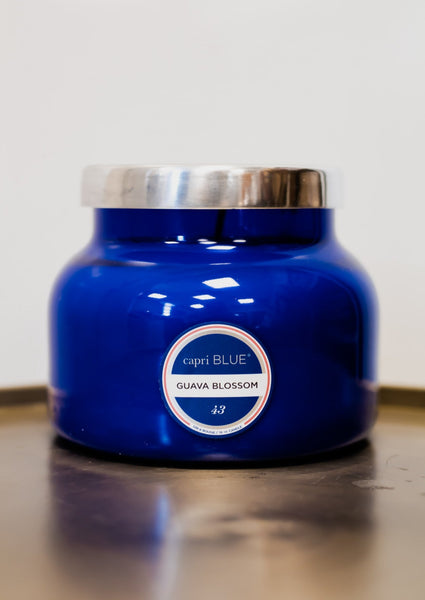 Guava Blossom Blue Signature Jar, 19 oz - Capri Blue