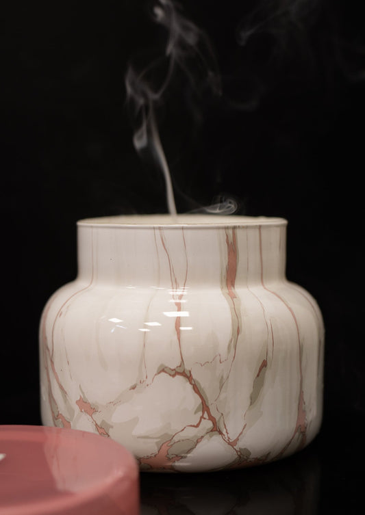 Paris Modern Marble Signature Jar, 19 oz - Capri Blue