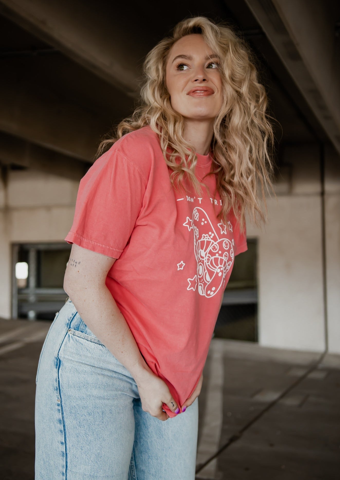 *EXCLUSIVE* Don't Trip Tee *Pink*
