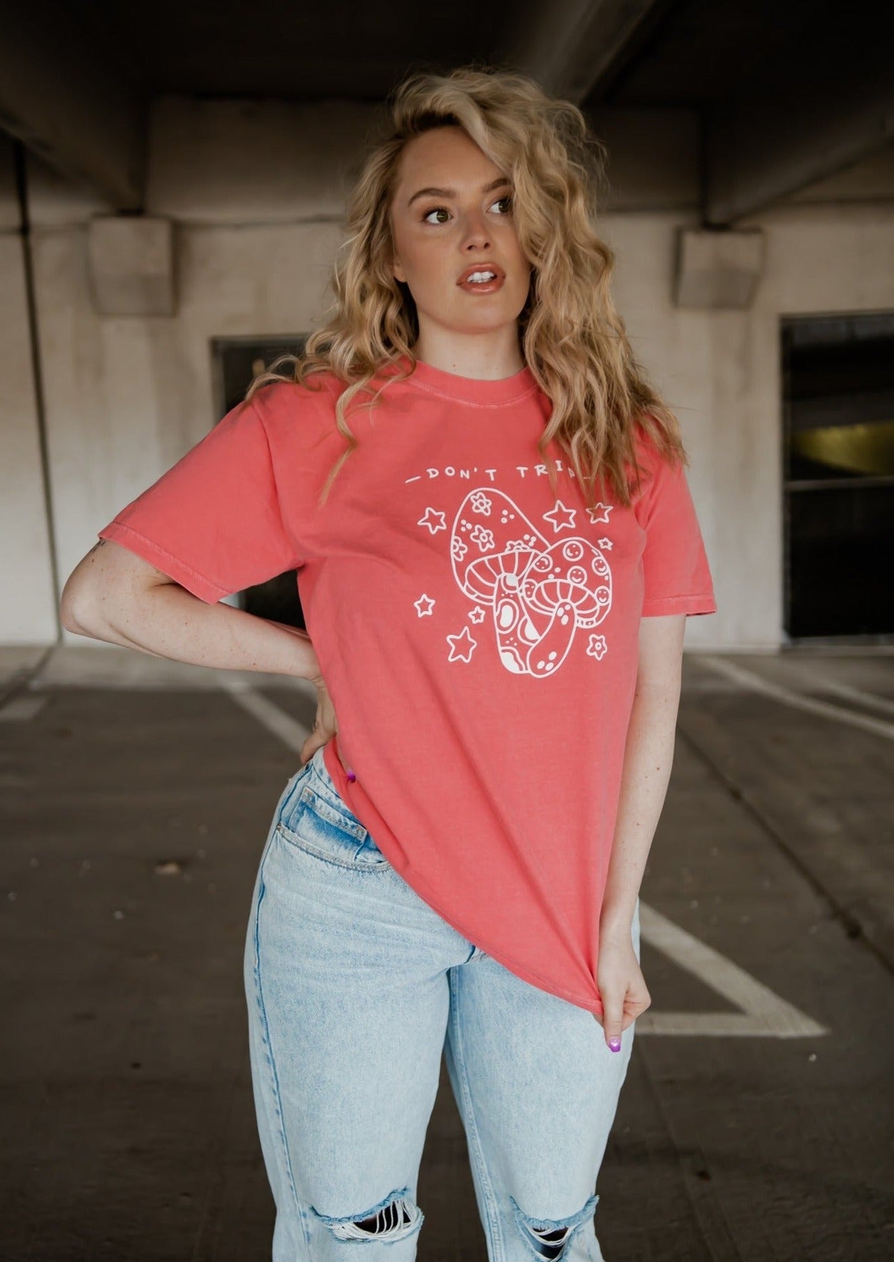 *EXCLUSIVE* Don't Trip Tee *Pink*