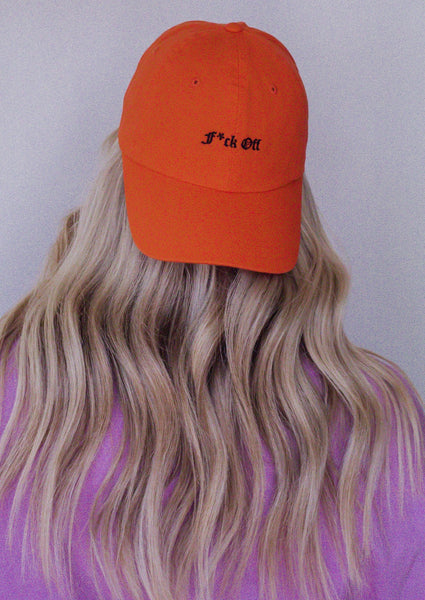 F*ck Off Dad Hat *Orange*