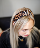 Velvet Leopard Headbands
