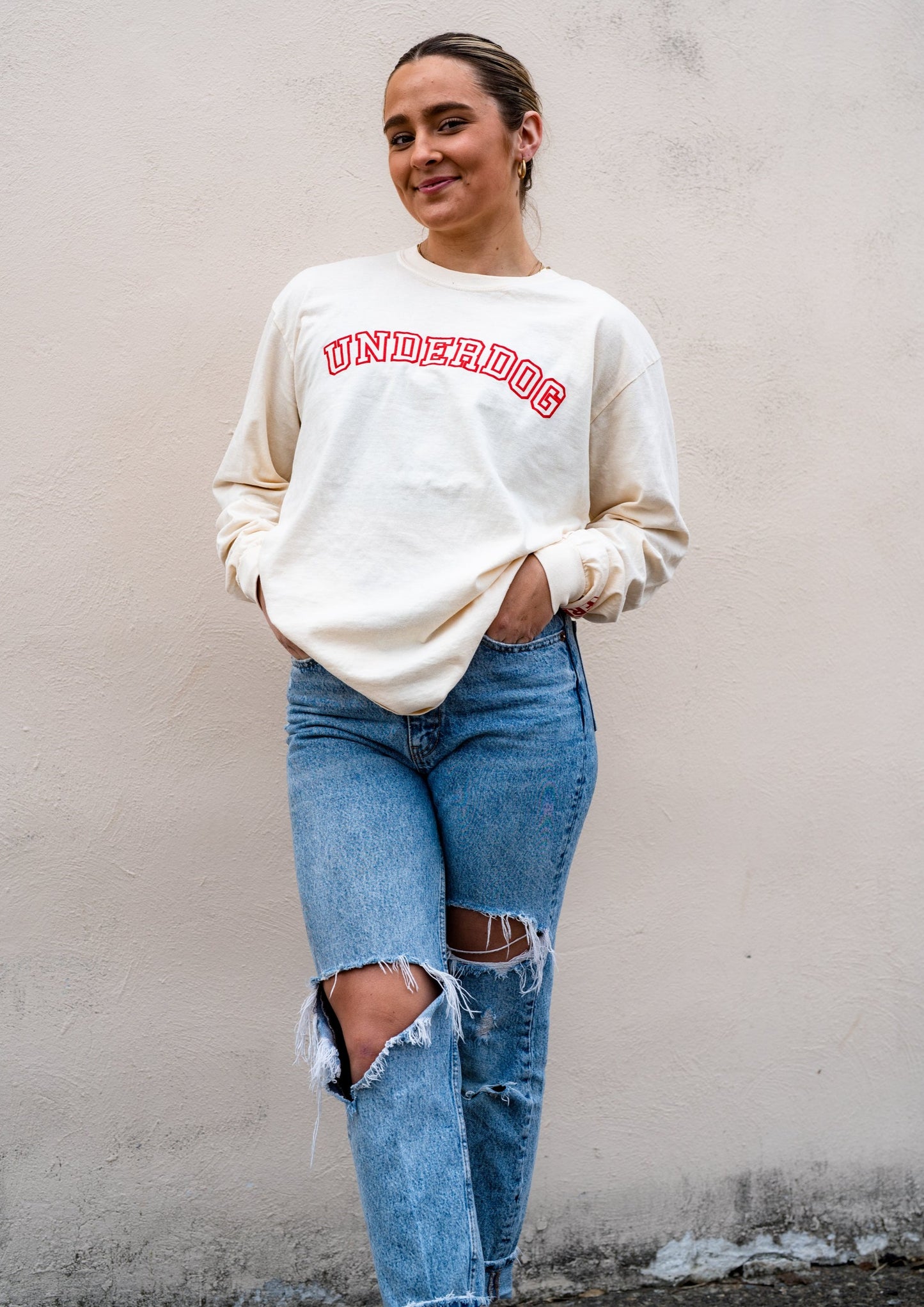 Fred Original Design Underdog Long Sleeve tee *2 Color Options*