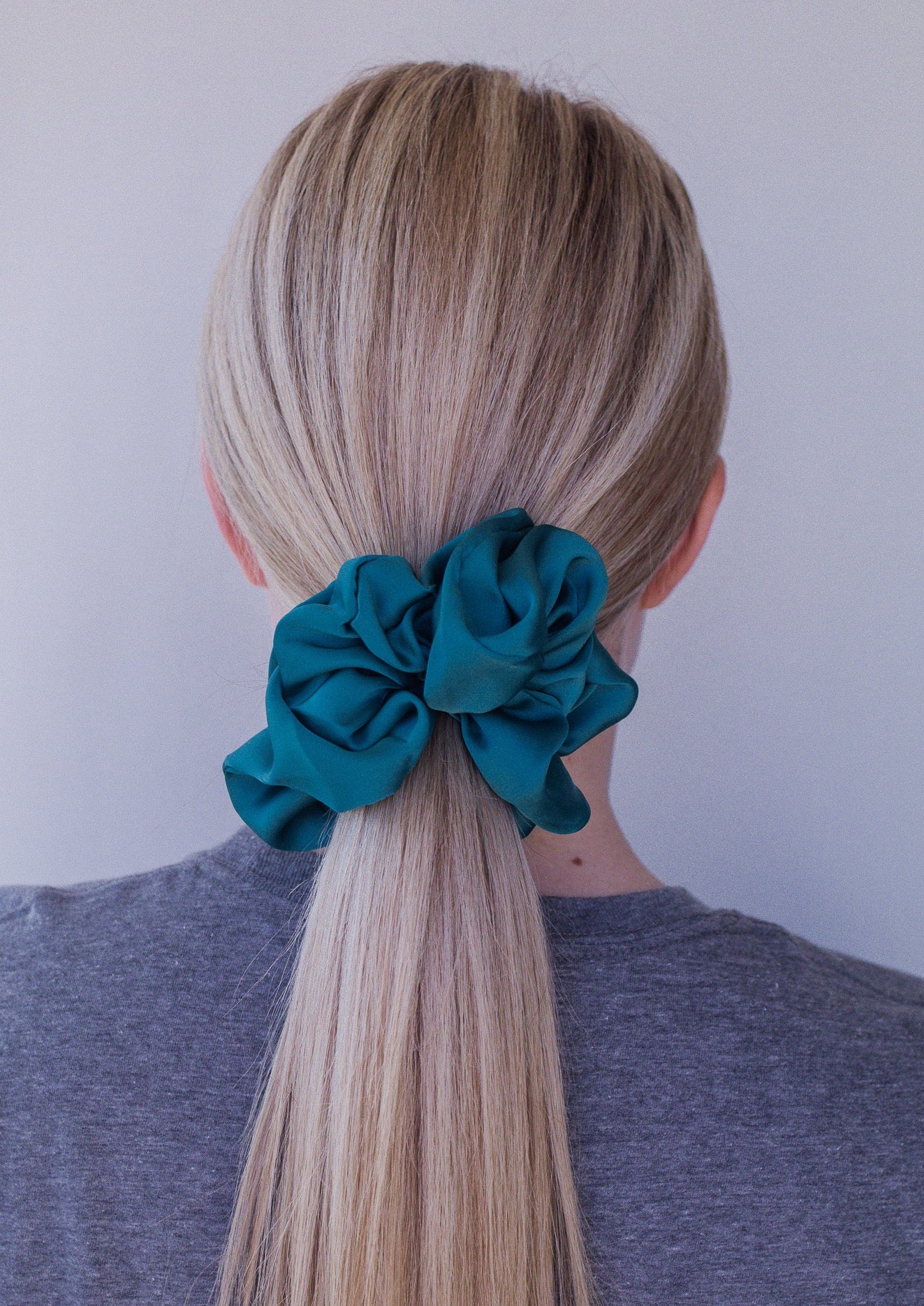 Rich Girl Silk Jumbo Scrunchies *Multiple Colors or Set*