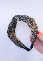 Stand Out Leopard Headband *Tan*